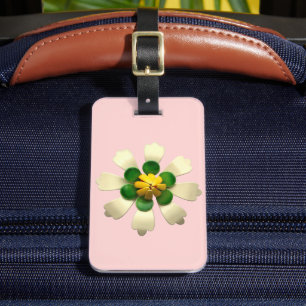 Exotisk tropisk Blommar MOD Retro Flower Blommigt Bagagebricka