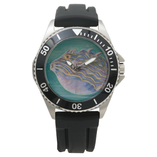 Exotisk tropisk fisk (undervatten) (Marianne North Armbandsur (Framsida)