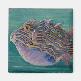 Exotisk tropisk fisk (undervatten) (Marianne North Magnet