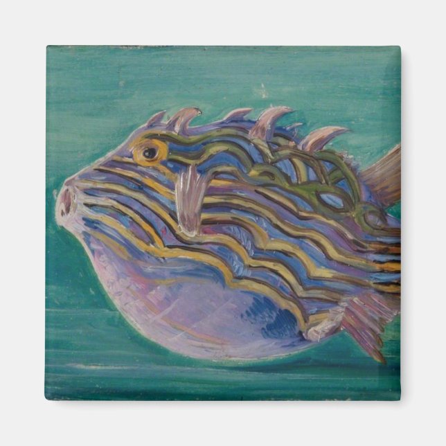 Exotisk tropisk fisk (undervatten) (Marianne North Magnet (Framsidan)