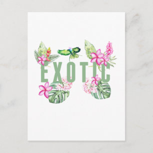 Exotisk Vykort