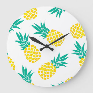 Exotiska ananas: Gult Delight. Stor Klocka