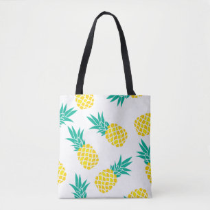 Exotiska ananas: Gult Delight. Tygkasse