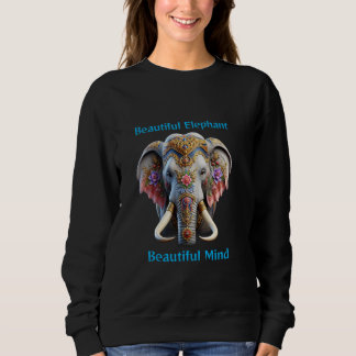 exotiska djur Elefant Vacker Sinne Tibetansk Kol T Shirt