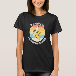 Exotiska frukter läcker banan Uttalande T Shirt