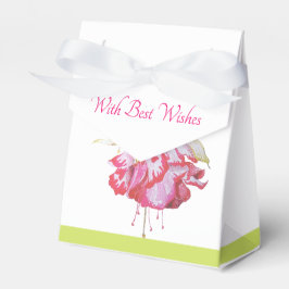 Exotiska Fuchsias på en Favor-box  Presentaskar