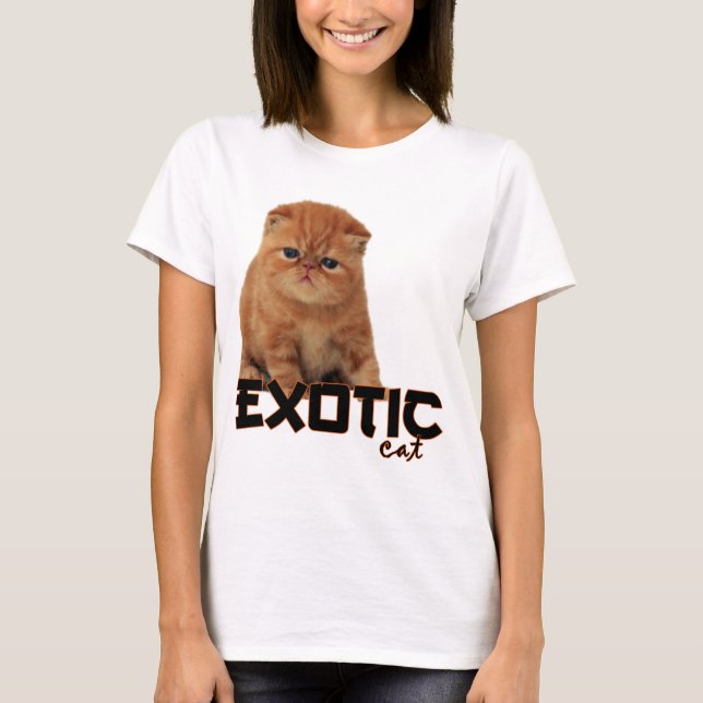 exotiska kattavel t shirt (Framsida)