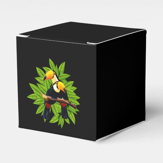 Exotiska Toucans Presentaskar (Framsidan Sidan)