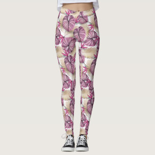 Exotiska växter leggings