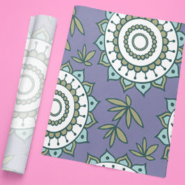 Exotiskt Färgad Mandala-utfrågningspapper