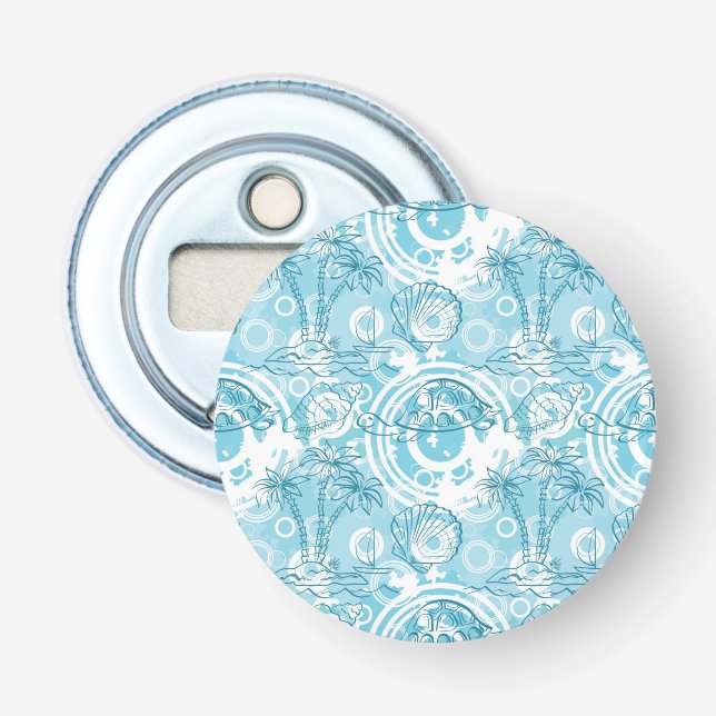 exotiskt havmönster flasköppnare (Framsidan)