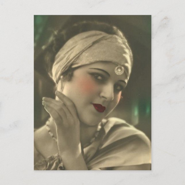 Exotiskt huvudband vykort (Framsida)