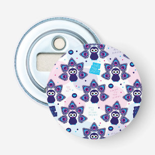 exotiskt india påfågelmönster flasköppnare