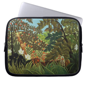 Exotiskt landskap laptop fodral