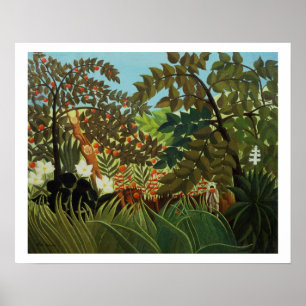 Exotiskt landskap poster