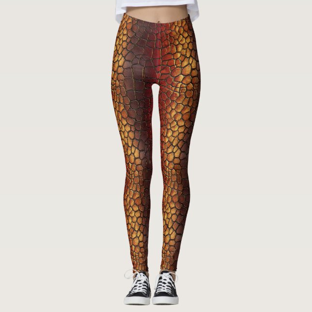 Exotiskt Motiv Blommande Parpresent Träning  Leggings (Framsida)