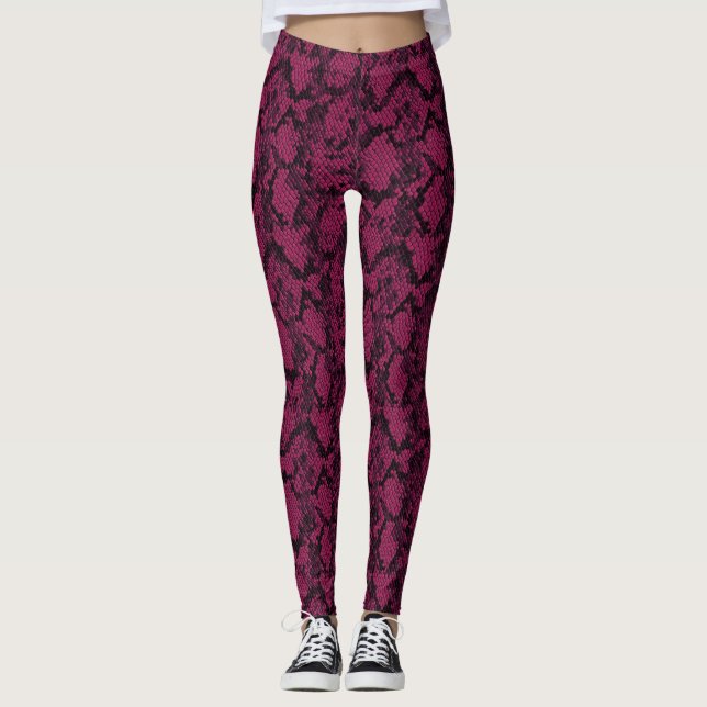 Exotiskt motivtema Damkläder  Träning Leggings (Framsida)