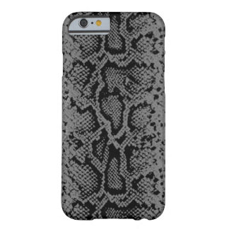 Exotiskt ormmönster | kolgrå barely there iPhone 6 fodral