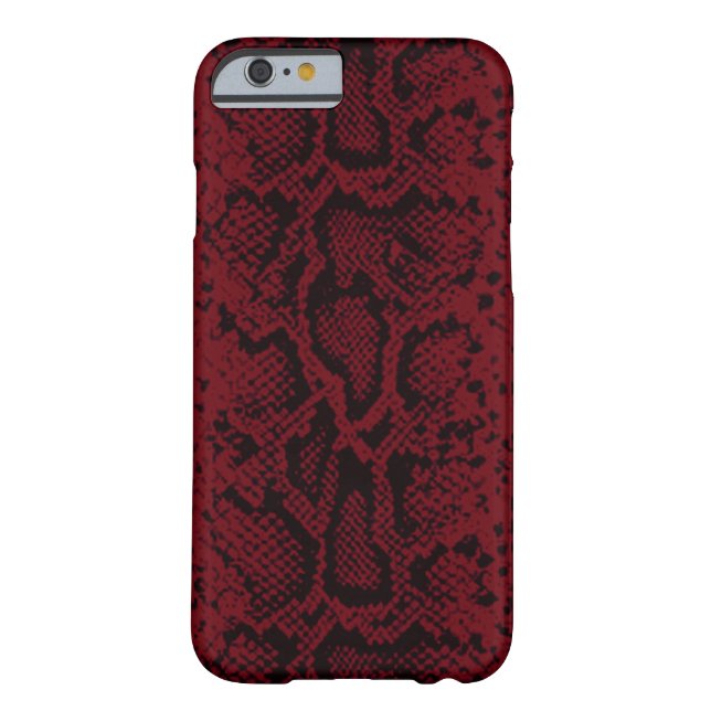 Exotiskt Snakeskin mönster | burgundy Case-Mate iPhone Skal (Baksidan)
