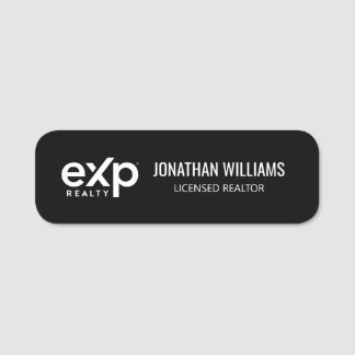 EXP Realty Namnskylt Namnbricka