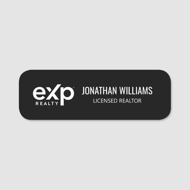 EXP Realty Namnskylt Namnbricka (Framsida)