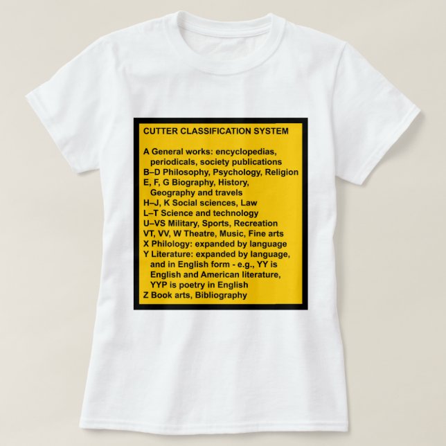 Expansiv klassificering av avskiljare t shirt (Design framsida)