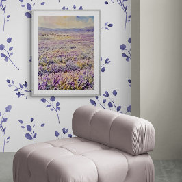 Expansive Lavender Field  Fototryck