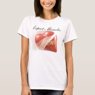 Expect Miracles Heart Tee