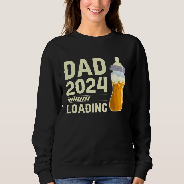 Expectant dad Future Dad Dad to be Dad 2024 loadin T Shirt (Framsida)