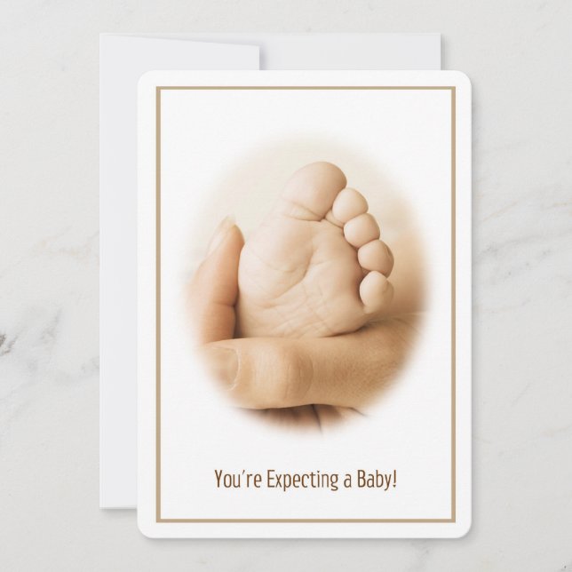 Expecting a Baby Card Meddelande (Framsida)