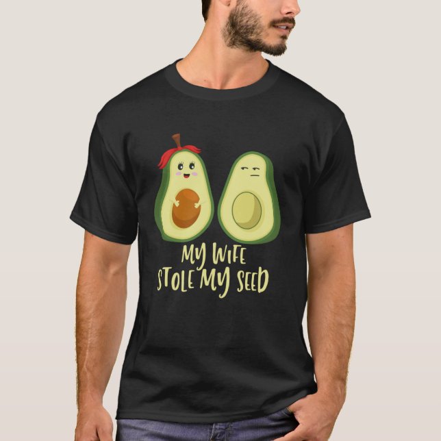 Expecting Dad Pregnant Keto Avocado T Shirt (Framsida)