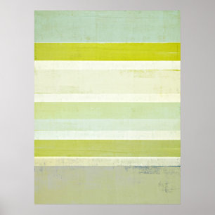 'Expecting' Grått and Brown Abstrakt Art Poster