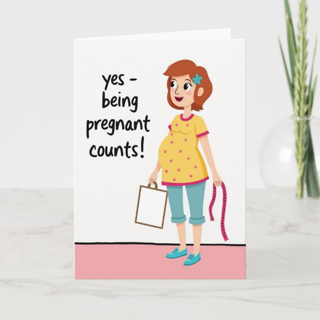 Expecting Mothers Day Joy Card Kort (Framsida)