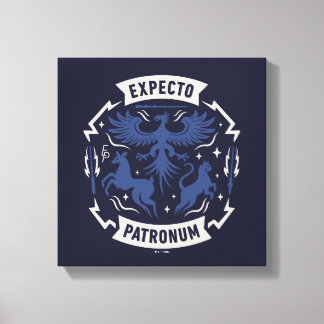 Expecto Patronum Vintage Silhuett Grafik Canvastryck