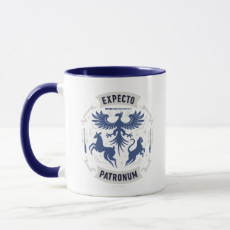Expecto Patronum Vintage Silhuett Grafik Mugg