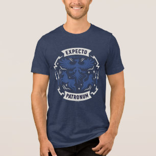 Expecto Patronum Vintage Silhuett Grafik T Shirt