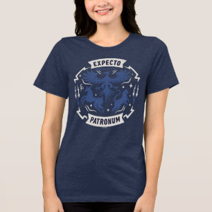 Expecto Patronum Vintage Silhuett Grafik T Shirt