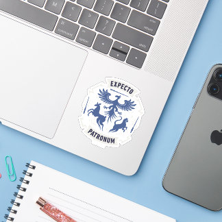 Expecto Patronum Vintage Silhuettgrafik Klistermärken