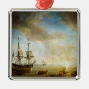 Expedition av Robert Cavelier de La Salle Julgransprydnad Metall