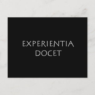Experientia docet vykort