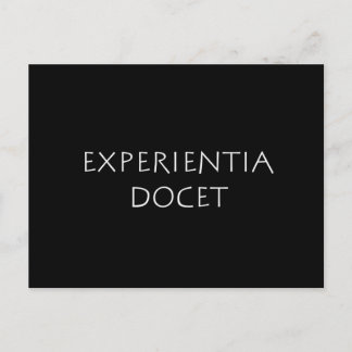 Experientia docet vykort