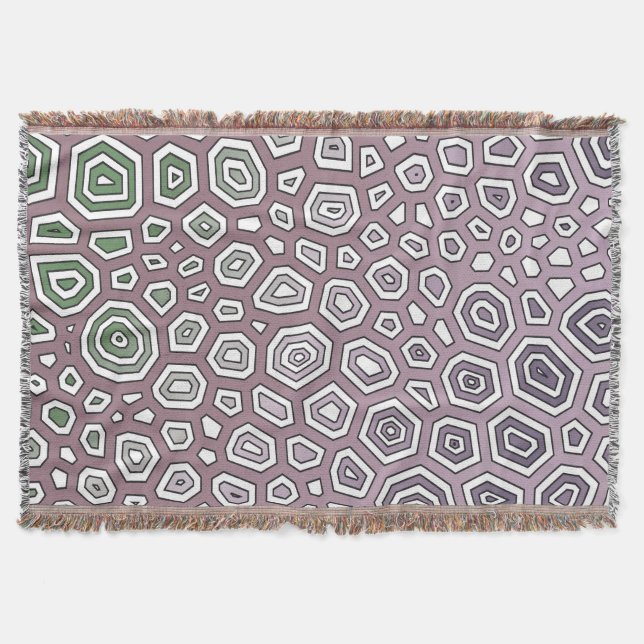 Experimental mönster filt (Framsidan)