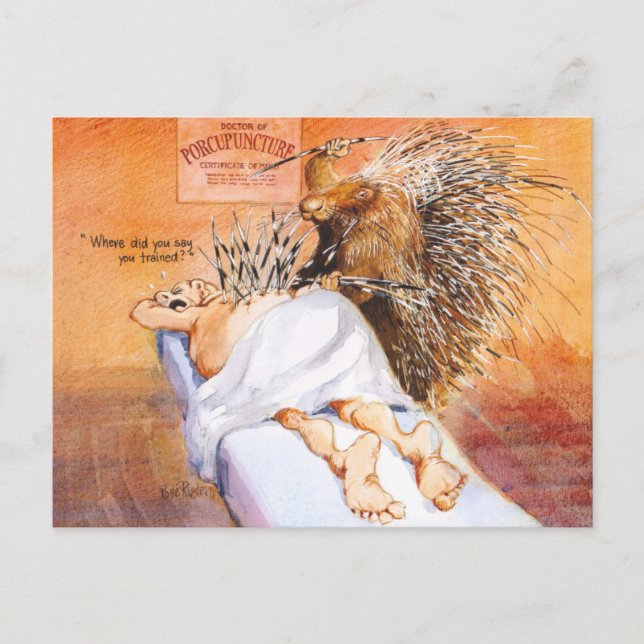 Experimentell medicin vykort (Framsida)