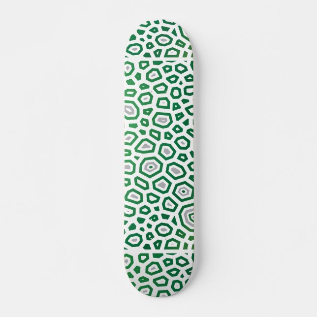 Experimentell mönster 2 mini skateboard bräda 18,5 cm (Framsida)