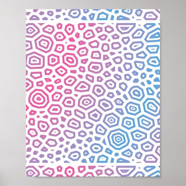 Experimentell mönster 5 poster (Framsidan)