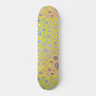 Experimentell mönster 8 mini skateboard bräda 18,5 cm