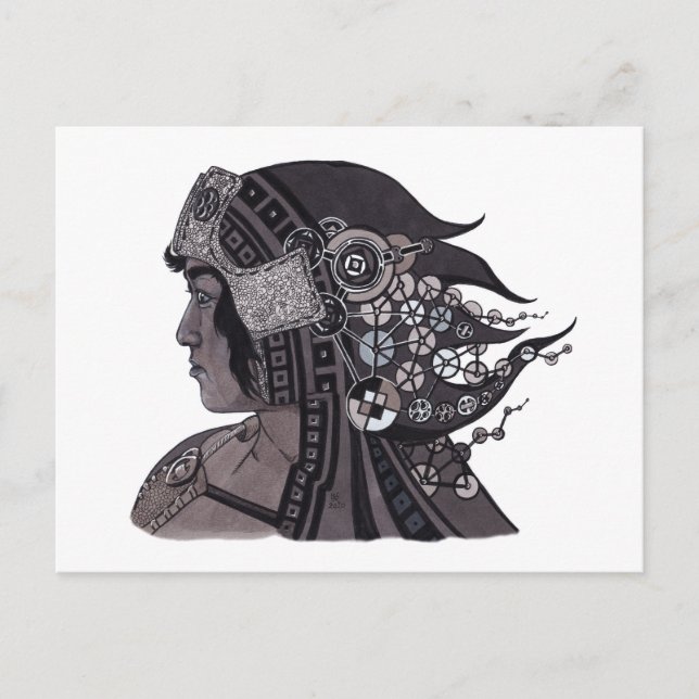 Experimentell Tinkerer Vykort (Framsida)