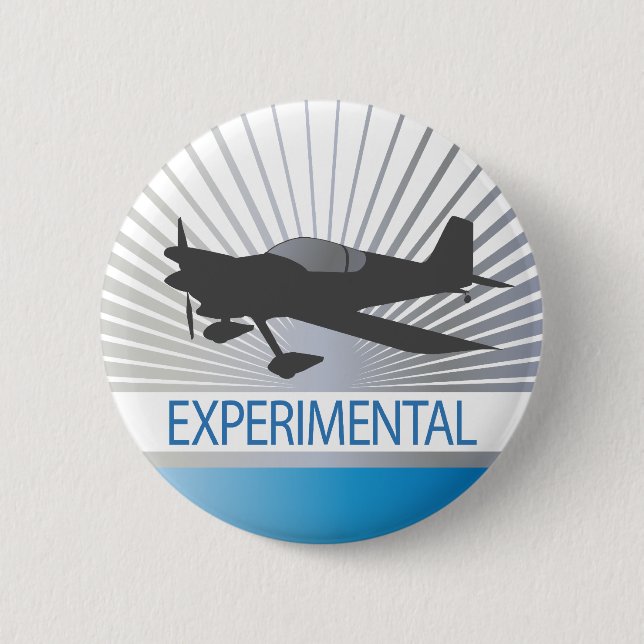 Experimentellt flygplan knapp (Framsida)
