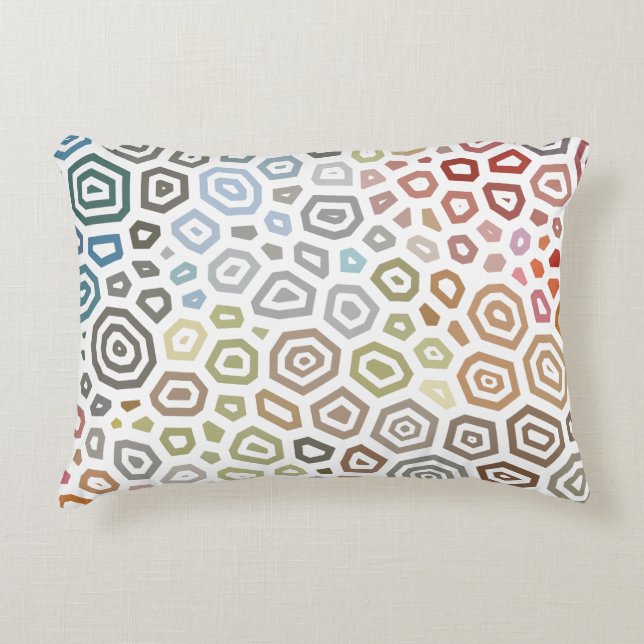 Experimentellt mönster 2 prydnadskudde (Framsidan)