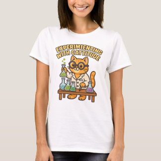Experimentera med Cattige - Lab Cat T-Shirt